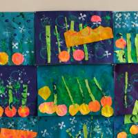 Painted Sea Collages - I